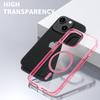 Magnetic Case Compatible with MagSafe for iPhone 14/13,Transparent PC+TPU Phone Back Cover