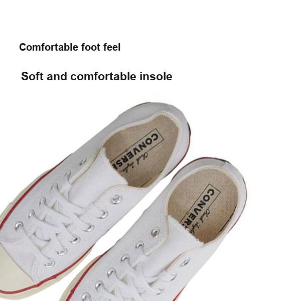 Converse 1970er Chuck Low Top All Star Serie Vulkanisierte Schuhe Unisex Sneaker Weiß A162065C