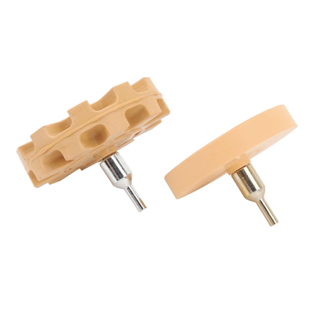 Decal Remover Eraser Wheel Efficient Use Rubber Eraser Wheel with Drill Adapter for Car Emblem Pinstripe Graphics