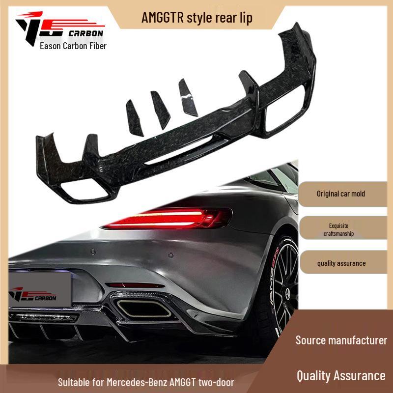 

Совместим с Mercedes-Benz AMG GT Coupe R Style Задний спойлер-лип из углеродного волокна. No