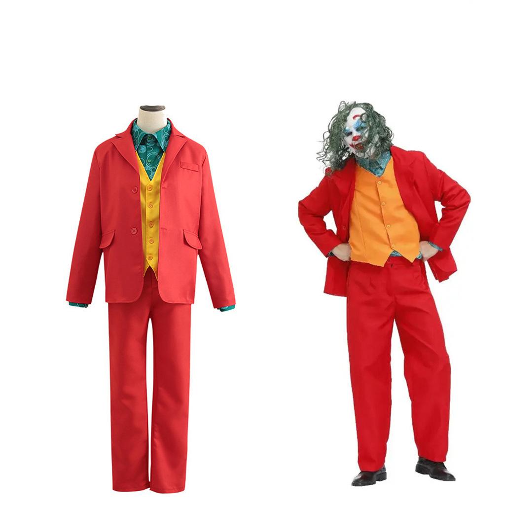 Joker Costume Set Halloween Cosplay Party Suit Phoenix Movie Style Performance Outfit