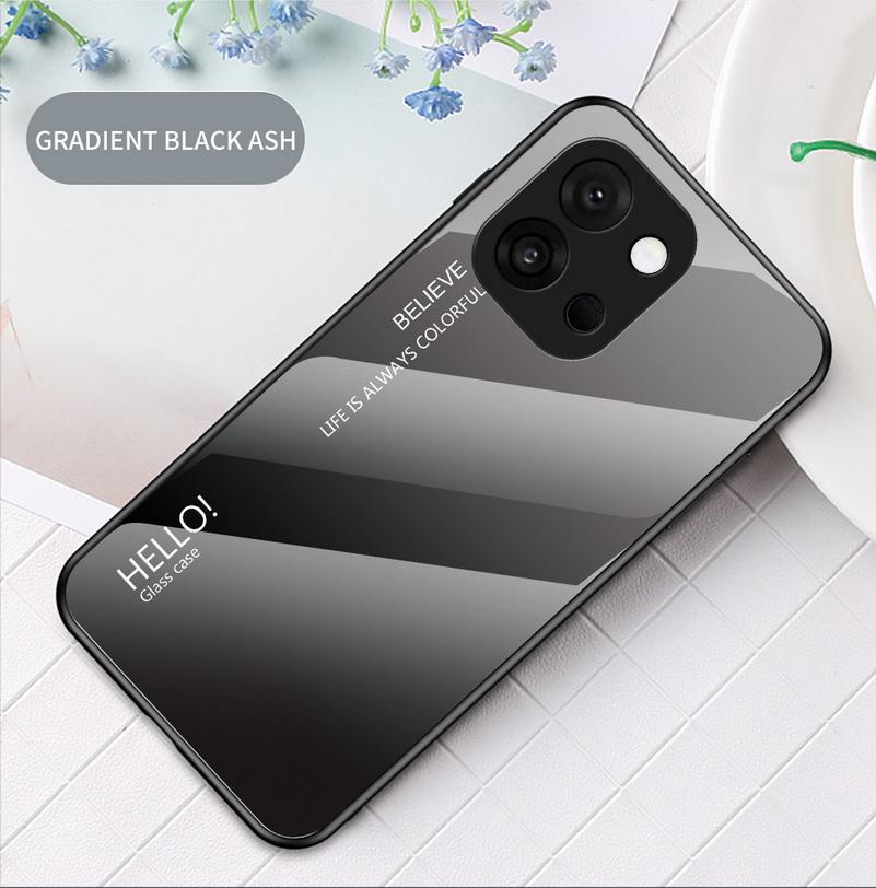 Gradient Tempered Glass Protect Case for OnePlus 13T One Plus Nord Ce 4 Lite 3 N30 Glossy Cover