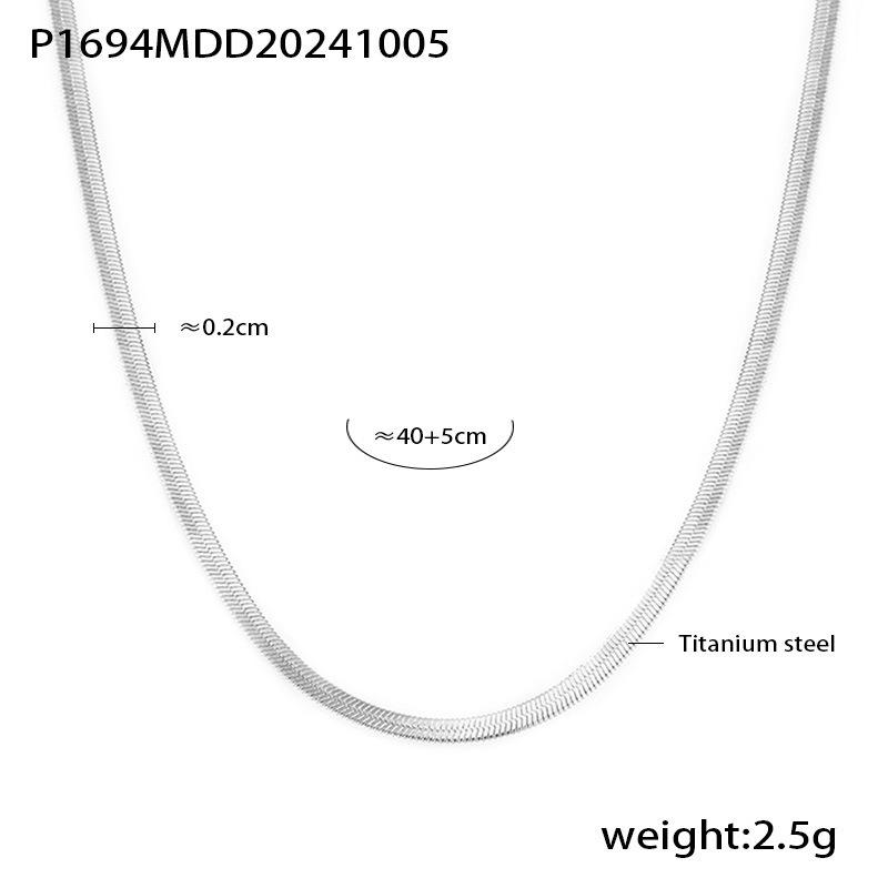 Stainless Steel Gold-Plated Ferris Wheel Pendant Necklace - Light Luxury & Elegant Style