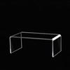 Clear Acrylic Display Racks, Shelf Display Mounts for Figurines, Buffets,