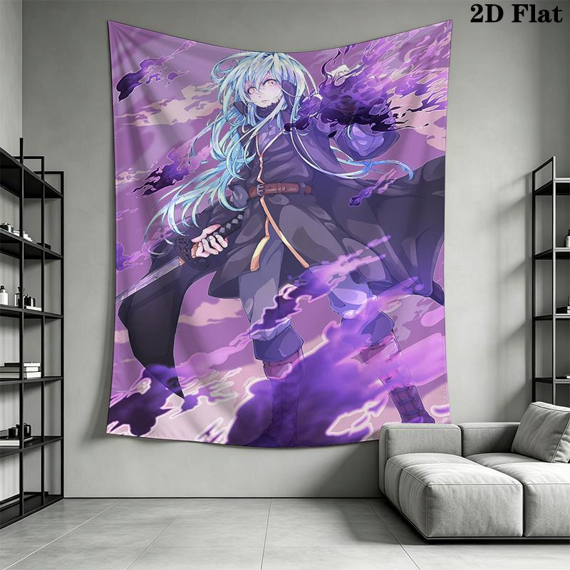 Rimuru Tempest Pattern Home Decor Tapestry, Wall Hanging, Decorative RV Wall Cloth.SGT0917236