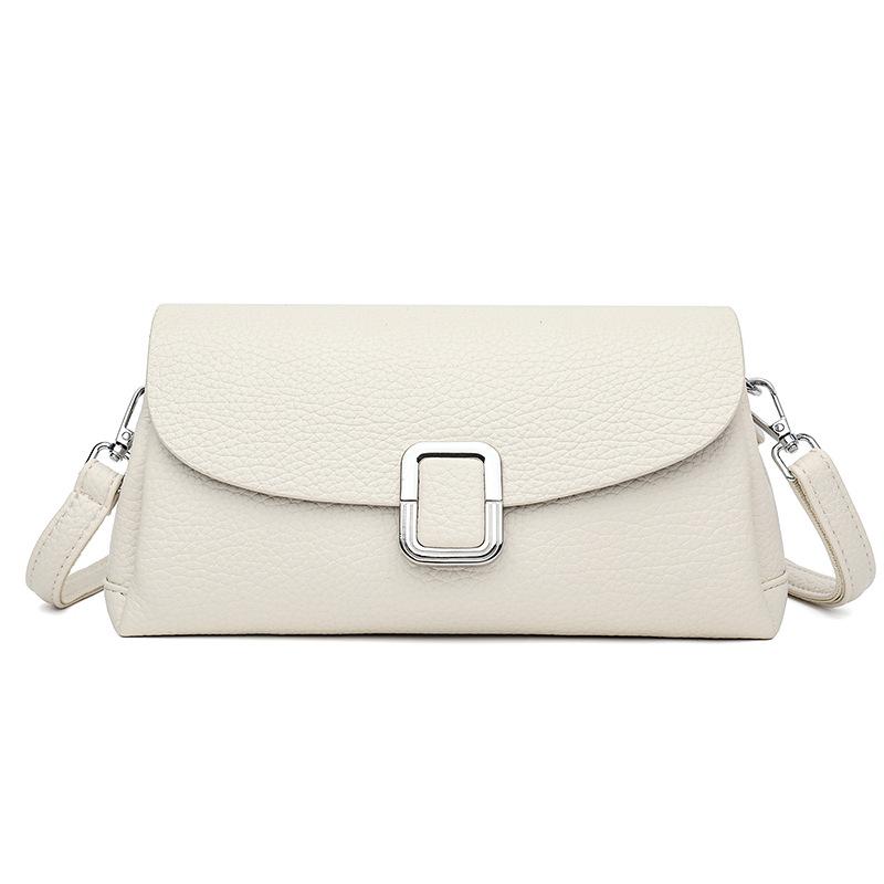 Simple Women's Bag, Single-shoulder Bag, Fashionable PU Soft Leather Underarm Bag, Trendy Hand-held Crossbody Bag