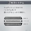 Panasonic Mens Shaver Lambda Dash 3-Blade Black Bath Use Compatible ES-LT2C-W
