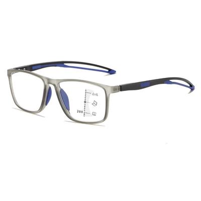 Neue progressive multifokale Lesebrille, trendige Anti-Blaulicht-Brille für Männer und Frauen, Nah-/Fernbrille, verschreibungspflichtige Presbyopie-Brille