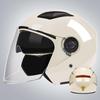 Lishi Electric Motorcycle Double Visor Half Helmet