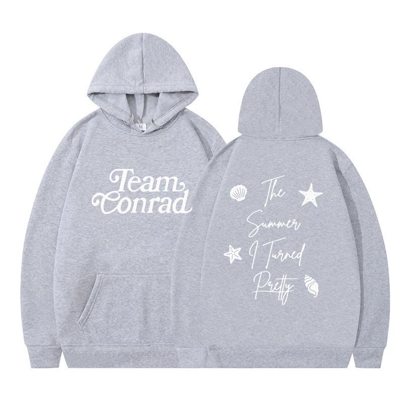 The Summer I Turned Pretty Printed Loose Hooded Sweater Hoodie