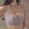 Large Lace Bra Adjustable Soft Support Bra for Women Seamless and Without Steel Rings