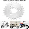 Rear Drive Wheel Sprocket, Steel Alloy 420 Chain Simple Removal 24 Tooth Rear Sprocket for Z50A Z50 Z50R Z50J Monkey Bike