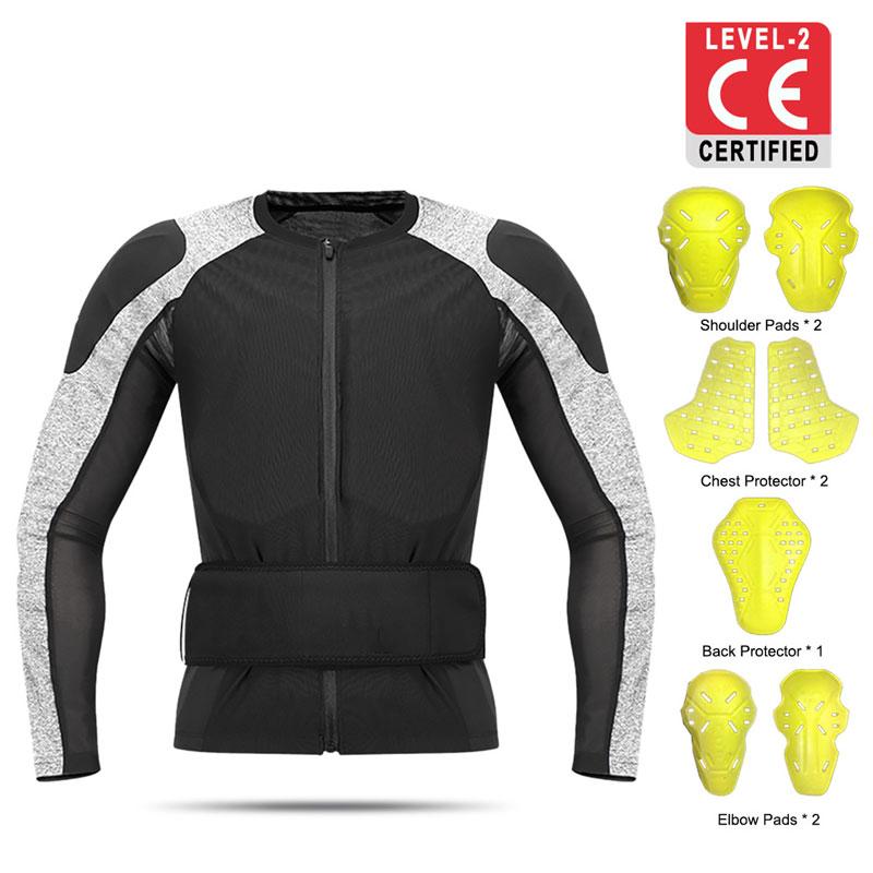 Men s Motorcycle Clothing Auto Racing Jacket Off-Road Motocross Protective Gear Armor Body Protector Sportswear Racing Equipment