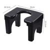 Portable U-Shaped Squat Toilet Seat Stool Thickened Non-slip Plastic Toilet Chair Removable Household Potty Chair Feet Stool