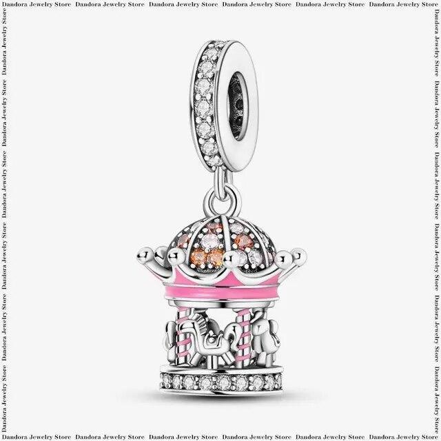 Three Piece Set Charm Beads Fits Charms Bracelet for Women 925 Silver Pendant Bead DIY Jewelry Gift