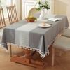 Amazon Tischdecke Einfache Jacquard-Stickerei Tischdecke Haushalt Kaffeetischmatte Tischdecke Tischmatte Fleck