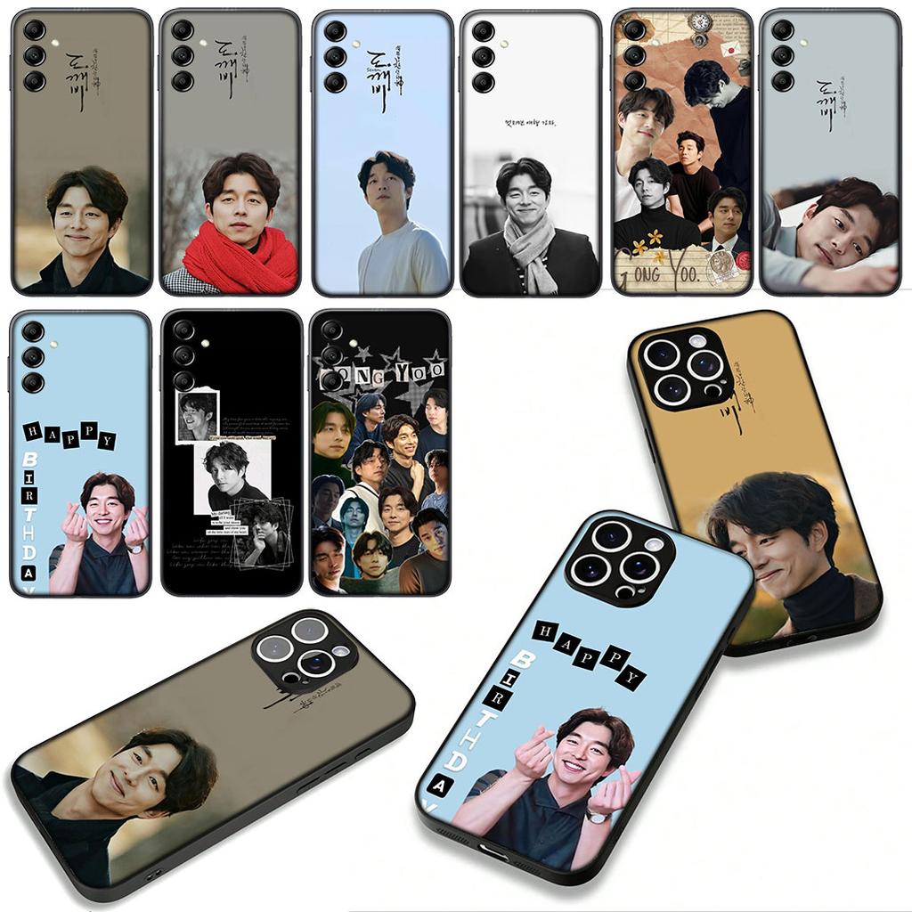 Phone Cover Poster Gong Yoo K POP Casing for Apple iPhone 16 15 14 Plus 13 12 Mini 17 Pro Max + ProMax 16E Air 15+ Case