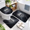3Pcs Flannel Toilet Mat Set VfB Stuttgart Bathroom Rug Bath Carpet Non Slip Home Decor