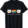 Jesus liebt alle seine Schafe Gay Pride Queer Christlich LGBTQ T-Shirt