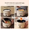 Compact Multifunctional Electric Cooking Pot and Steamer - Non-stick, Ideal for Dorms, Noodle Cooker & Frying Pan