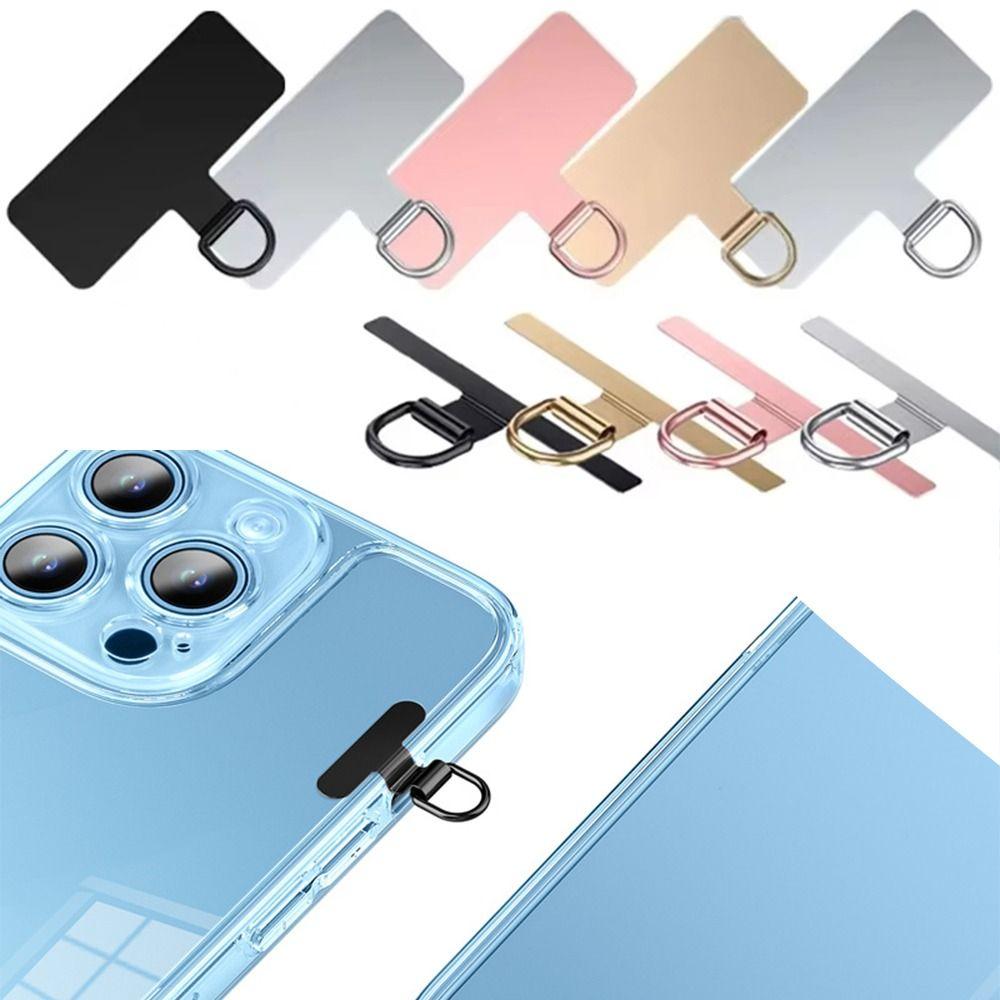Metal Phone Lanyard Tab Ultra-thin Mobile Phone Lanyard Patch Strap Fixed Gasket for Mobile Phone