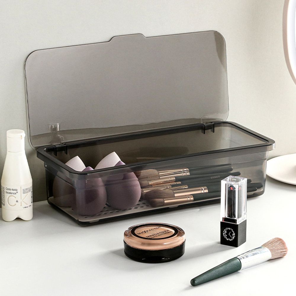 and Drainer Spoon Fork Tray Cutlery Storage Box Tableware Organizer Cosmetic Make-up Brush Holder