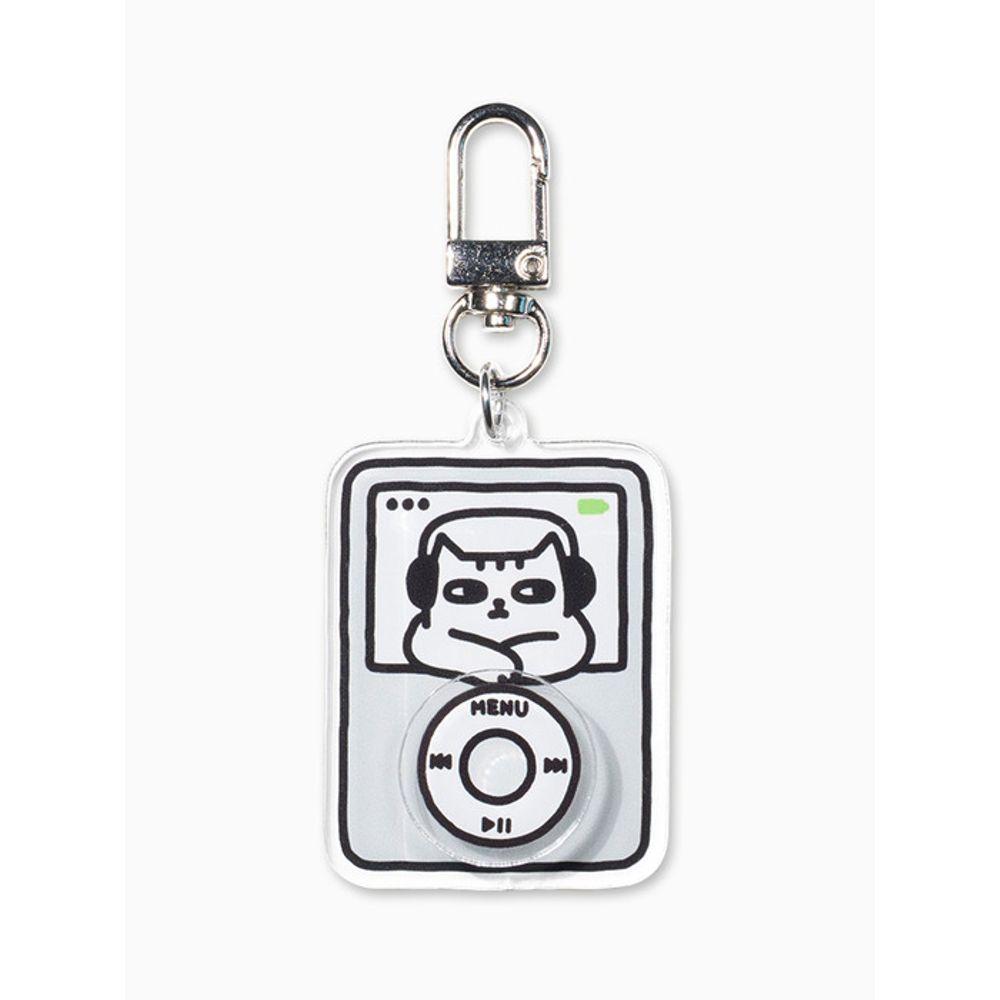 

Sammyostore Apple Emotional Cat Turned Keychain Apple Emotional Cat