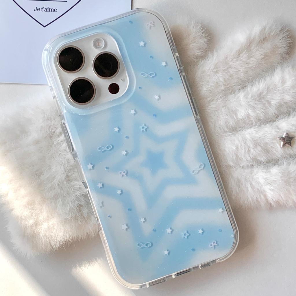 New Trendy Brand Mobile Phone Case for IPhone15 Double Layer IMD/17/15ProMax Series Lanyard Two-color