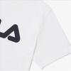 Fila T Shirts Unisex White Crew Neck Moderate Straight Fit FS2RSF2120XO-WH