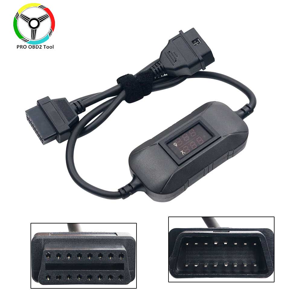 Quality 12V to 24V Heavy Duty Truck Diesel Adapter Cable for X431 for Launch Truck Converter Truck Adapter BK
