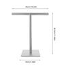 Portasciugamani da Mano in Acciaio Inossidabile con Supporto Verticale a T Base Bilanciata Piano di Lavoro Bagno Cucina Portasciugamani Portaoggetti