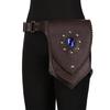 Medieval Vikinges Pirate Leather Drop Leg Bag Halloween Cosplay Costume Accessory Renaissances Belt Pouch Fanny Pack