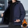 Men Winter Waterproof Warm Parka Plus Size Thicken Hooded Jackets Loose Windbreaker