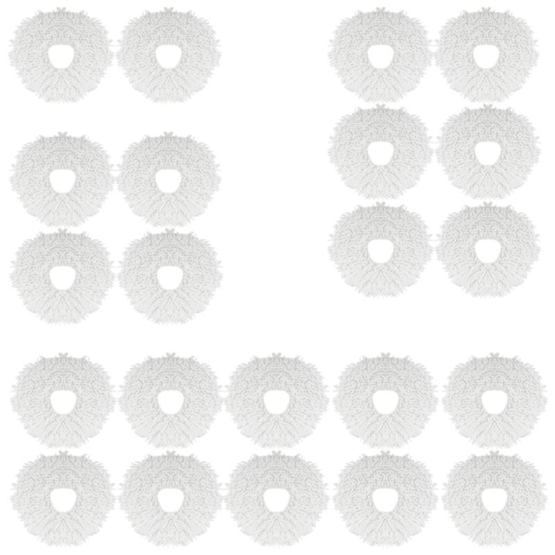 2/4/6/10Pcs Microfiber Mop Cloths for J1/J2 Robot Vacuum Cleaner Mop Pad Washable Wipes Replacement Accessories