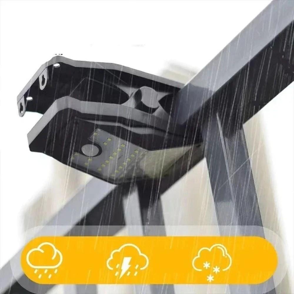 New Clip On Solar Motion Light Waterproof with 58 LEDs Solar Fence Light Portable Powered Security Light Outside