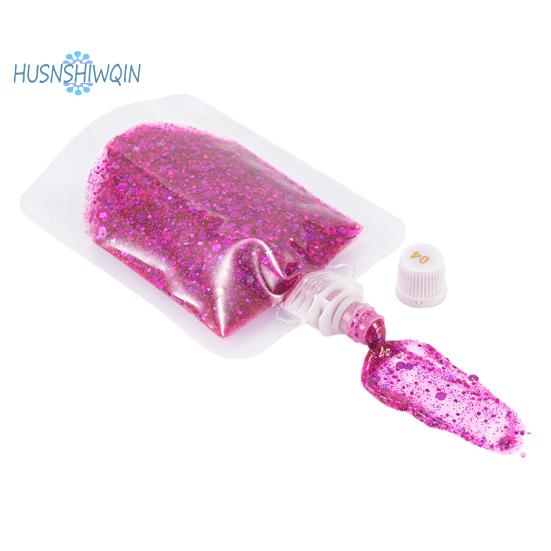 40 ml/bolsa multifuncional ojo brillo cabello cara labio cuerpo arte lentejuelas brillantes brillo líquido sombra de ojos puesta en escena suministros de maquillaje para fiesta