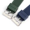 Pasek z kauczuku fluorowego 22 mm dla Tissot PRX Adapter ze stali nierdzewnej 12 mm Super Player Solidny metalowy klamra z pinem szybkiego zwalniania Męski Miękki