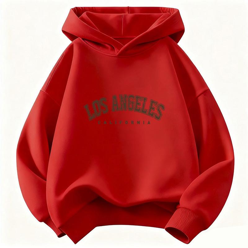 Lässige Mode Los Angeles Kalifornien Buchstaben Hoodie Kinder Kinder Sweatshirt Kapuzenpullover Jungen Mädchen Herbst Winter Hoodies