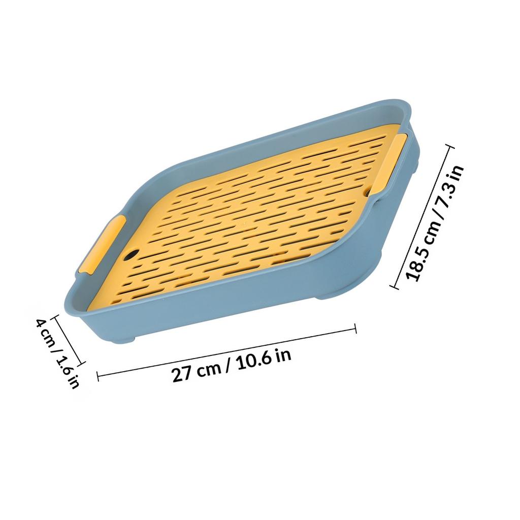 1Pcs Double Layer Drain Tray Premium PP Plastic Dish Drainer Cup Dryer Rack Kitchen Filter Tray for Home Restaurant Use