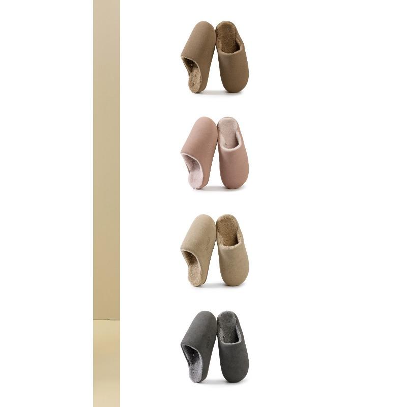 New Indoor Silent, Anti-slip, Warm and Fleece Cotton Shoes and Slippers