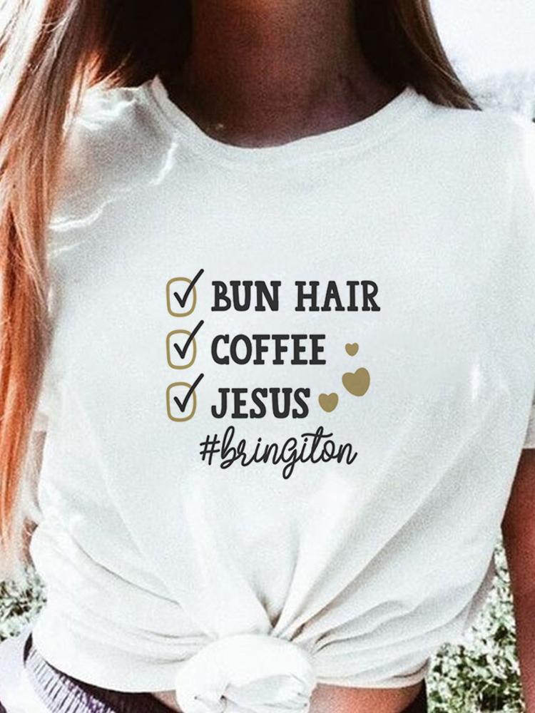 Women Tees Harajuku Fashion Cartoon Print Summer Trend New Style Vacation Tops Short Sleeve Unisex Tshirts Y2K Graphic T-Shirt