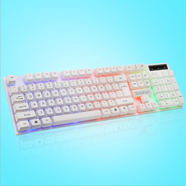 Bosdon 8310 USB Gaming Keyboard and Mouse Set with Suspended Luminous Keys