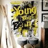 YB Wall Hanging Printed Fabric Blanket Decorative Tapestries for Bedroom Living Room Home Decor