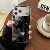 Dark Lily Flower Pattern Phone Case For IPhone 11 13 15 Pro 14 16 Plus 12 Pro Max 17Air Case Silicone Soft Clear Cover Shell