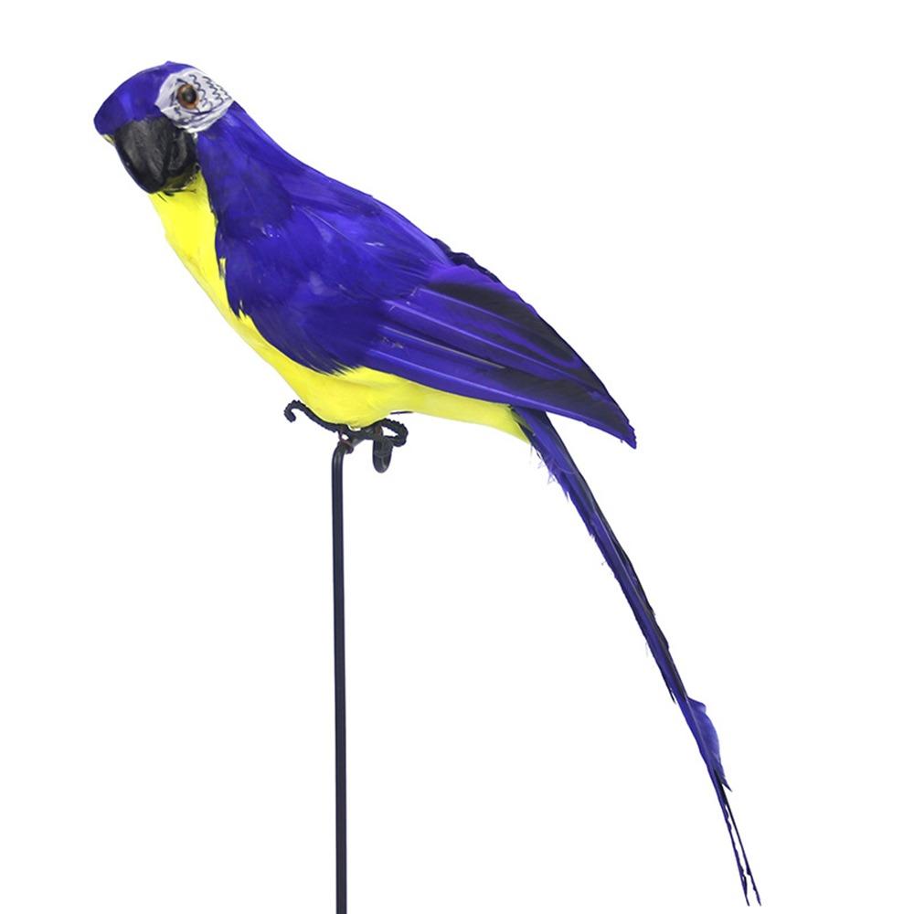 Multicolor Artificial Bird Model Foam Garden Decorative Bird Simulation Parrot  Garden Ornament