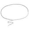 New Metal Waist-hugging Ladies Decorative Waist Chain High-end Rhinestone Inlaid Versatile Dress Accessories Body Chain