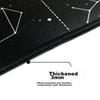 LESAILES Star Constellation Office Gaming Mouse Pad Large Size, Lock Edge Thickened Computer Desk Mat, Black 800*300*3mm