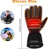 MMlove Heated Gloves for Men Women, Touchscreen Electric Gloves Winter Warm Heating Gloves Waterproof Hand Warmer Gloves Outdoor Indoor Hand Warmer