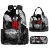 ONE PIECE one piece zaino scolastico zaino Luffy Studenti della scuola primaria e secondaria Zaino di grande capacità Borsa per il pranzo per bambini