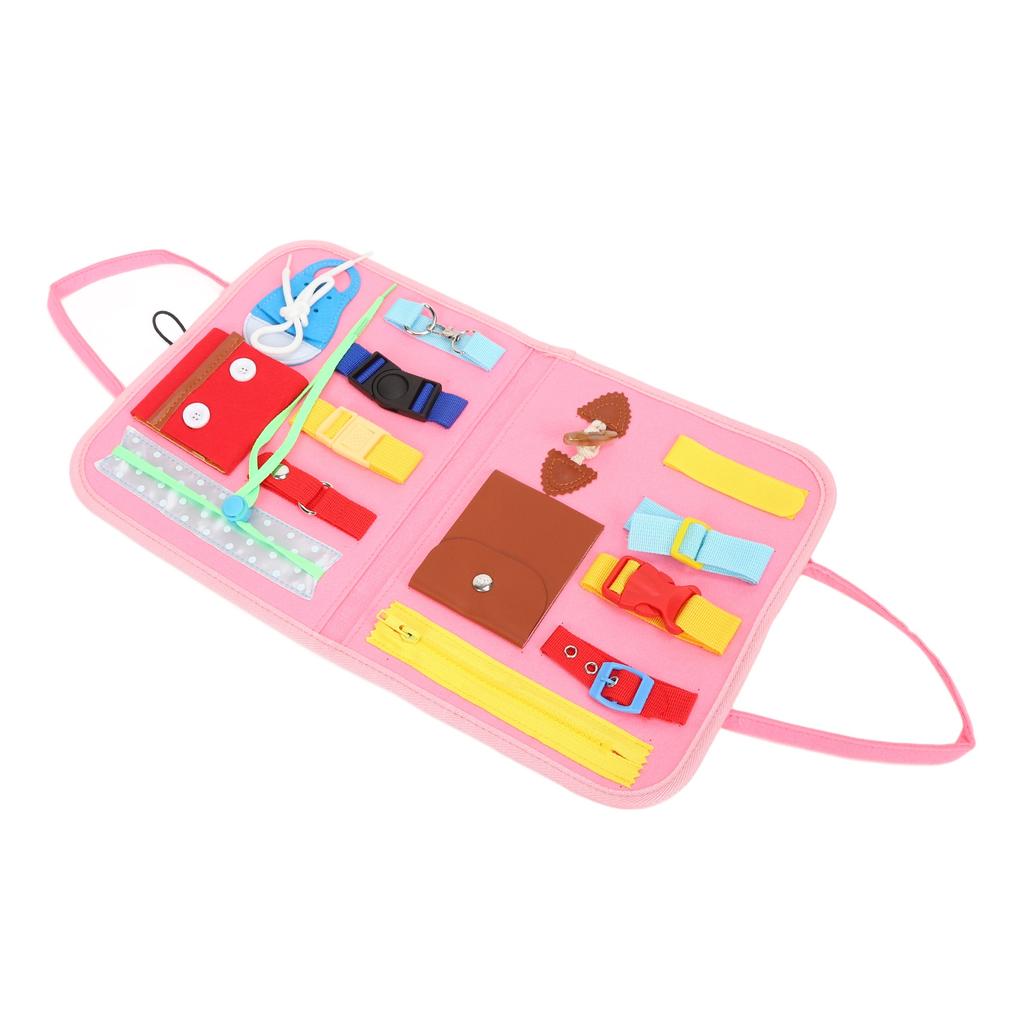 Dementia Fidget Blanket Multipurpose Anxiety Relief Alzheimers Dementia Sensory Products Pink